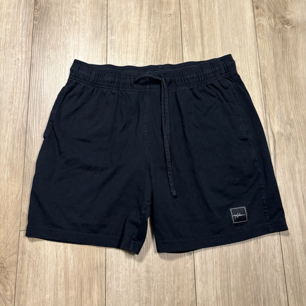 Hollister Shorts Men‎ Small Black Solid Sleep Lounge Elastic Waist Drawstring